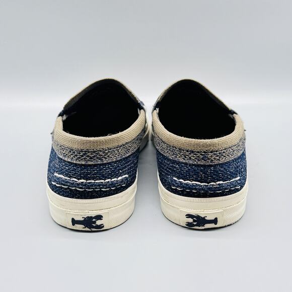 Cole Haan Shoes Men 8 Blue Knit Penny Loafer Grand OS Pinch Weekend Knit Casual - Picture 7 of 13